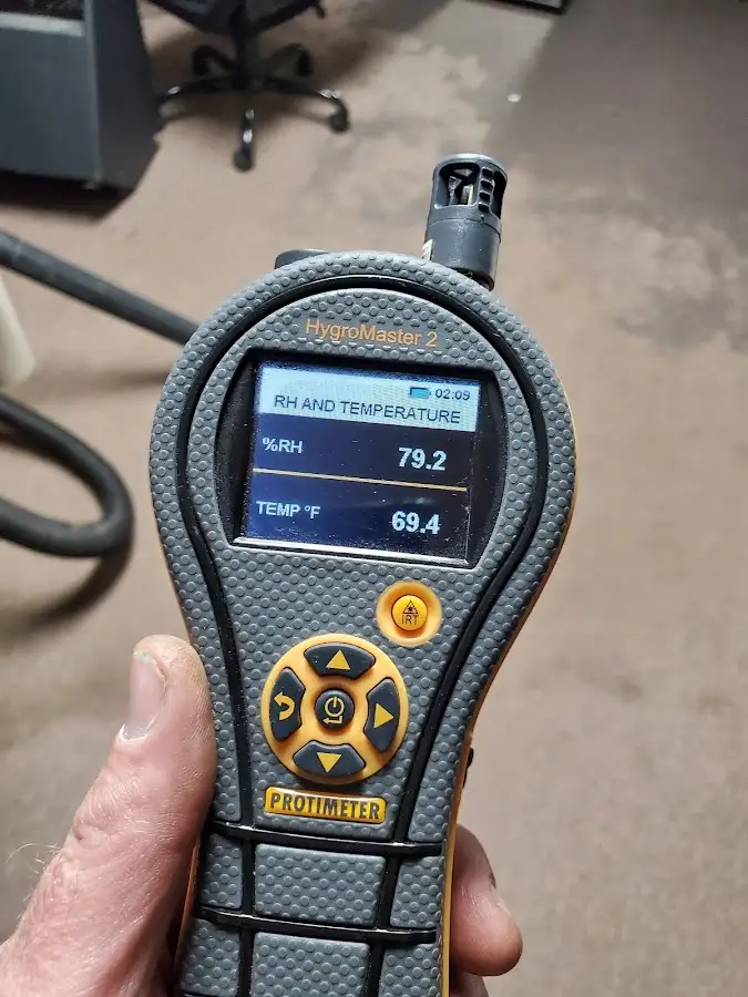 Moisture meter humidity assessment for Fire & Smoke Damage Restoration in Brandermill